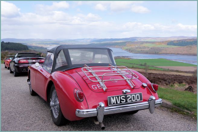 Malcolm Hope's MGA at the Struie